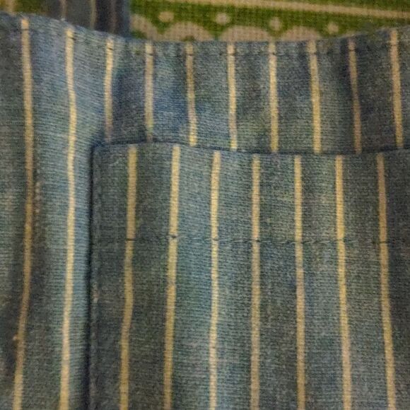 Her Majesty vintage blue and white striped overalls‎ - Picture 6 of 8